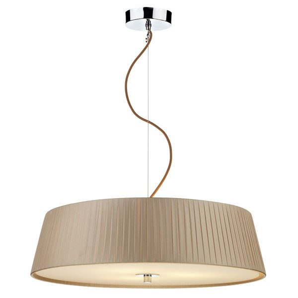 Wheel 3 Light Slimline 570MM Pendant Taupe - Image 2