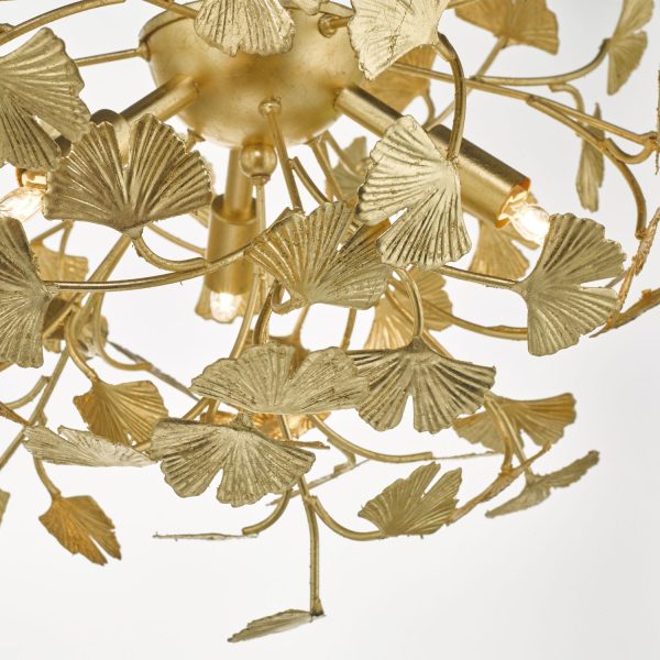 Yadira 4lt Semi Flush Gold Effect - Image 2