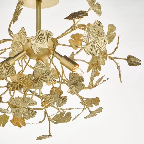 Yadira 4lt Semi Flush Gold Effect - Image 3