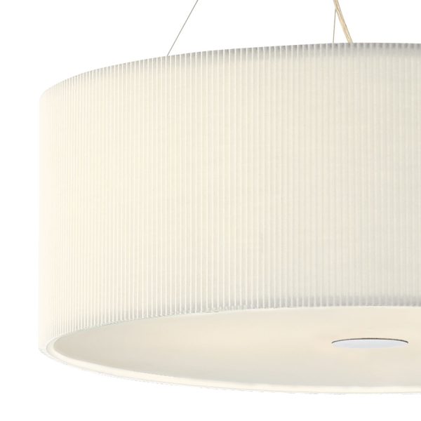 Zaragoza 6 Light Pendant Cream 90CM - Image 2