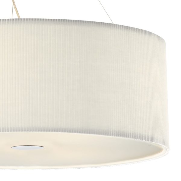 Zaragoza 6 Light Pendant Cream 90CM - Image 3