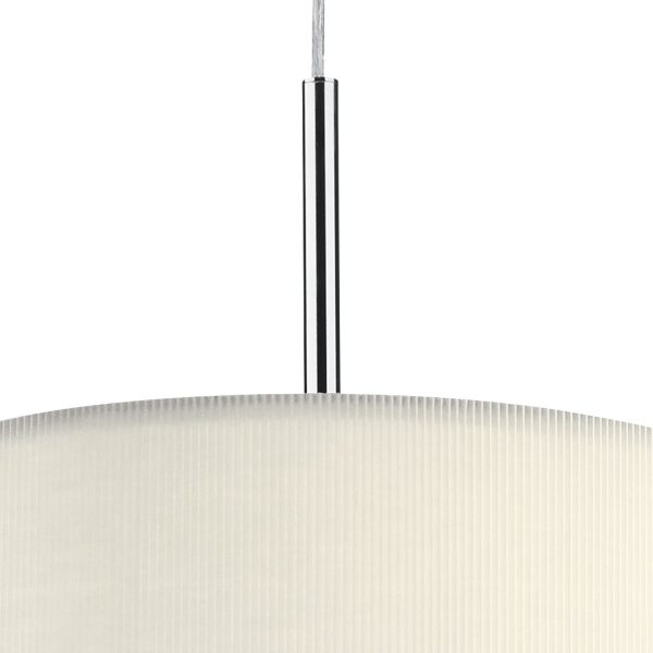 Zaragoza 3 Light Pendant Cream 400MM - Image 4