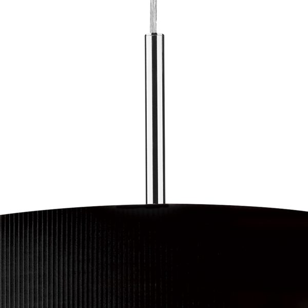 Zaragoza 3 Light Pendant Black 600MM - Image 4