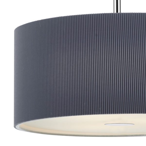 Zaragoza 3 Light Pendant 60CM Grey - Image 2