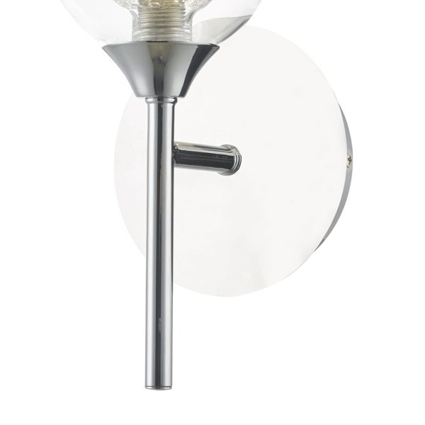 Zeke Wall Light Polished Chrome