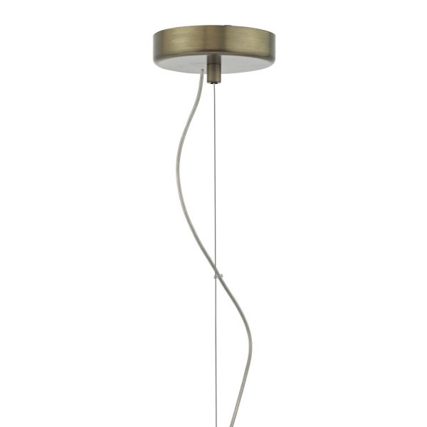 Zula 1lt Pendant Glass & Aged Bronze - Image 4