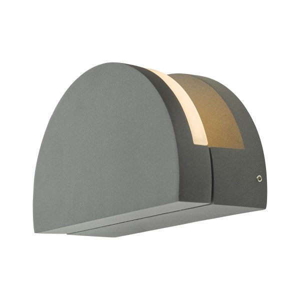 Adyson Wall Light Adjustable Circle Anthracite IP65 LED