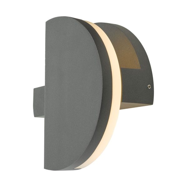 Adyson Wall Light Adjustable Circle Anthracite IP65 LED - Image 3