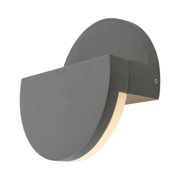 Adyson Wall Light Adjustable Circle Anthracite IP65 LED - Image 4