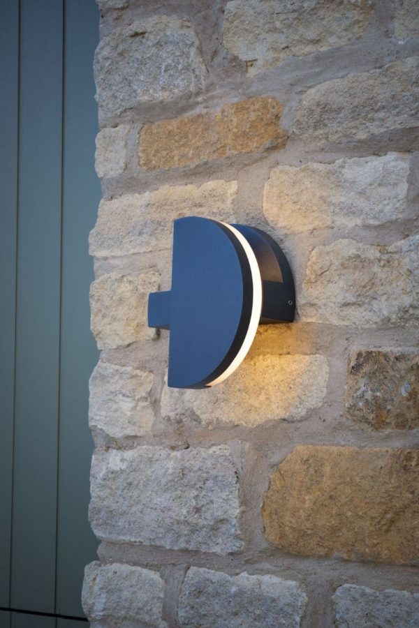 Adyson Wall Light Adjustable Circle Anthracite IP65 LED - Image 7