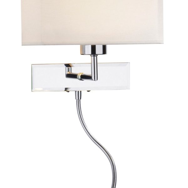 Amalfi Wall Light Polished Chrome LED Bracket Only - Image 3