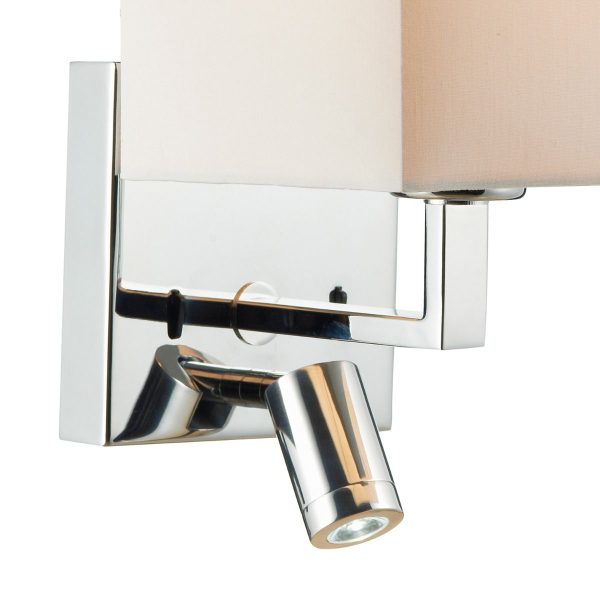 Anvil Wall Bracket Polished Chrome LED Bracket Only - Image 2