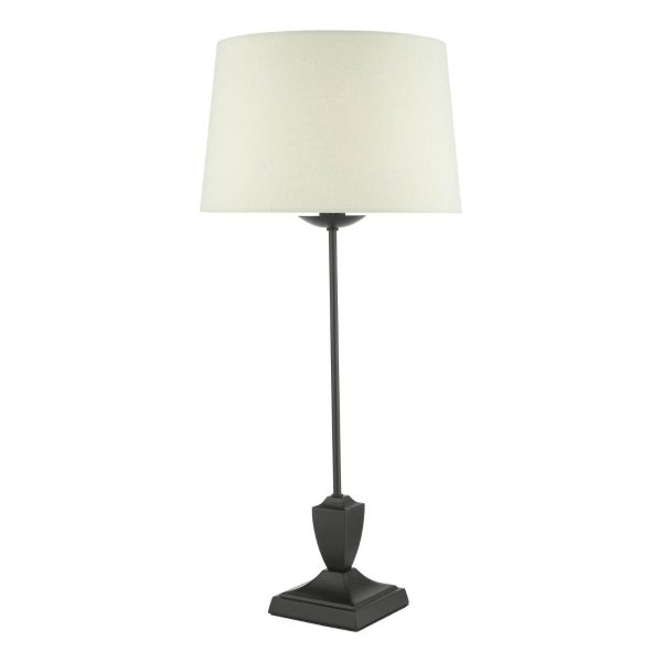 Bessa Table Lamp Satin Black Base Only - Image 2