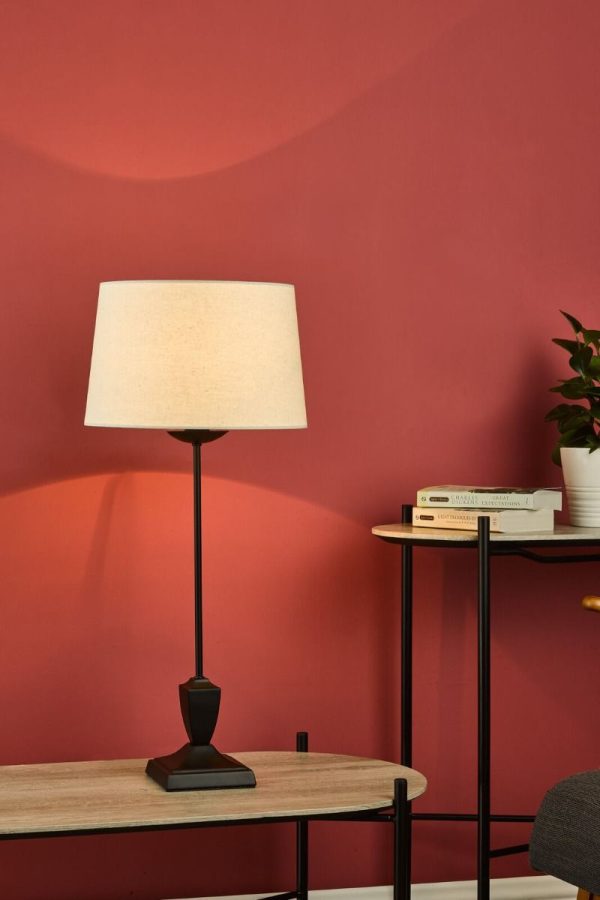 Bessa Table Lamp Satin Black Base Only - Image 5