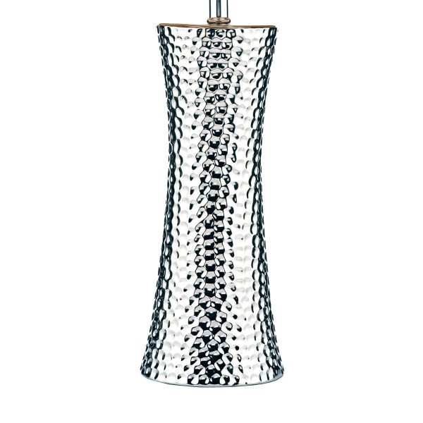 Bokara Table Lamp Silver With Shade - Image 2