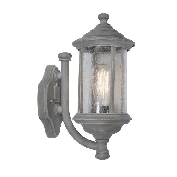 Brompton Wall Lantern Old Iron IP43 - Image 4