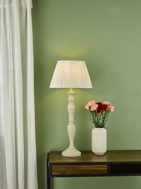 Caycee Table Lamp Cream With Shade - Image 6