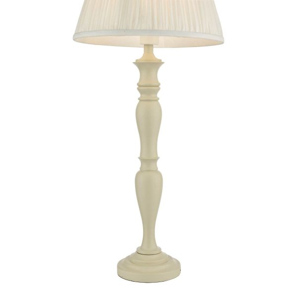 Caycee Table Lamp Cream Base Only - Image 4