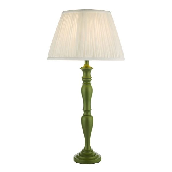 Caycee Table Lamp Green Base Only - Image 2