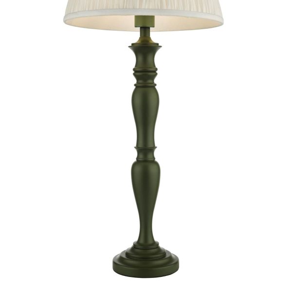 Caycee Table Lamp Green Base Only - Image 4