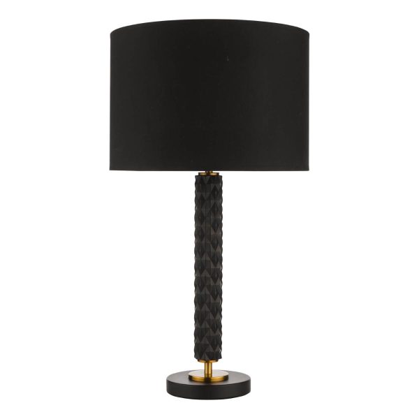 Emani Table Lamp Black Aged Gold Base Only - Image 2