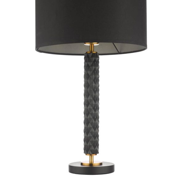 Emani Table Lamp Black Aged Gold Base Only - Image 3