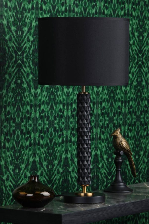 Emani Table Lamp Black Aged Gold Base Only - Image 5