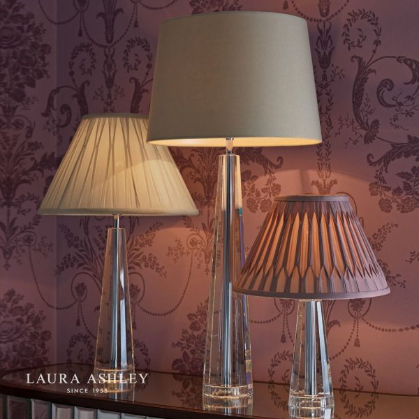 Laura Ashley Blake Cut Glass Crystal Obelisk Table Lamp Base Extra-Large - Image 5