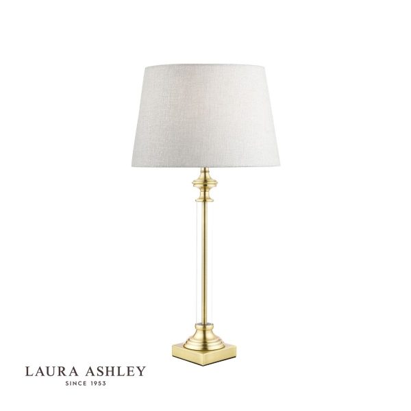 Laura Ashley Winston Table Lamp Antique Brass & Glass Base Only - Image 2