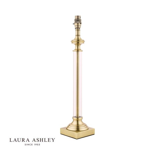 Laura Ashley Winston Table Lamp Antique Brass & Glass Base Only - Image 3