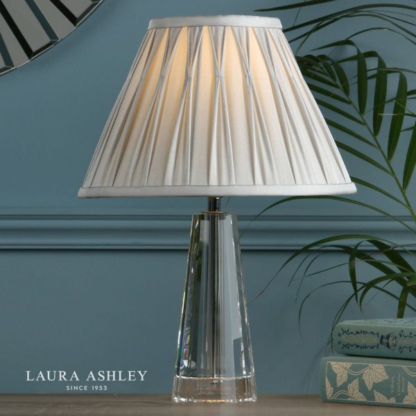 Laura Ashley Blake Cut Glass Crystal Obelisk Table Lamp Base Small - Image 3