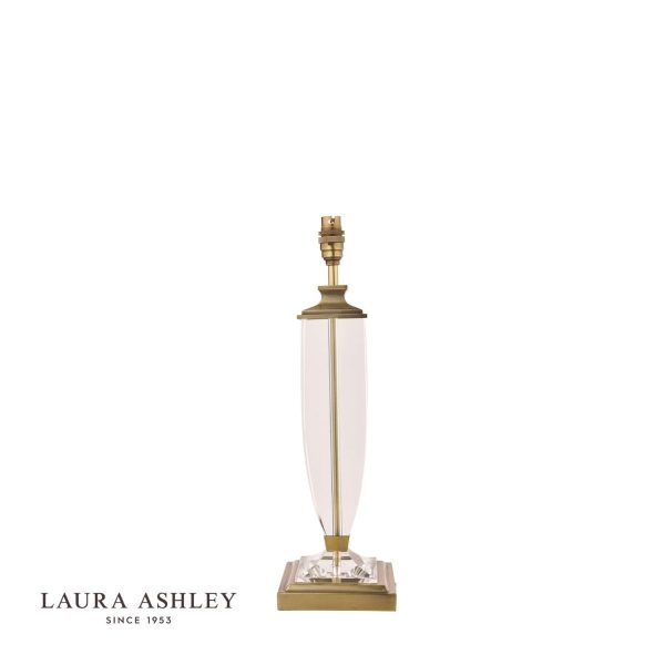 Laura Ashley Carson Antique Brass & Crystal Table Lamp Base Extra-Large - Image 3