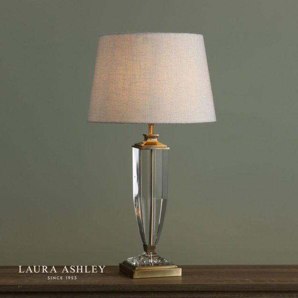 Laura Ashley Carson Antique Brass & Crystal Table Lamp Base Extra-Large - Image 5