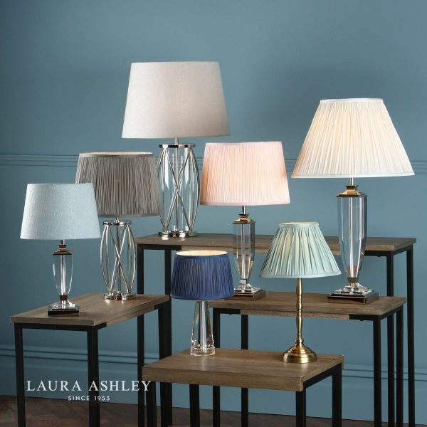 Laura Ashley Carson Polished Nickel & Crystal Table Lamp Base Extra-Large - Image 6