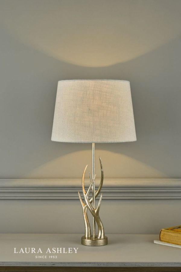 Laura Ashley Mulroy Champagne Antler Table Lamp Base - Image 4