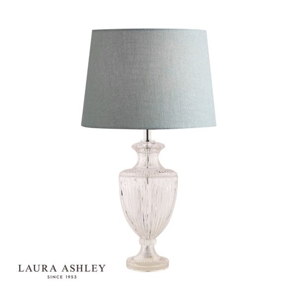 Laura Ashley Meredith Cut Glass Crystal Urn Table Lamp Base Large - Image 2