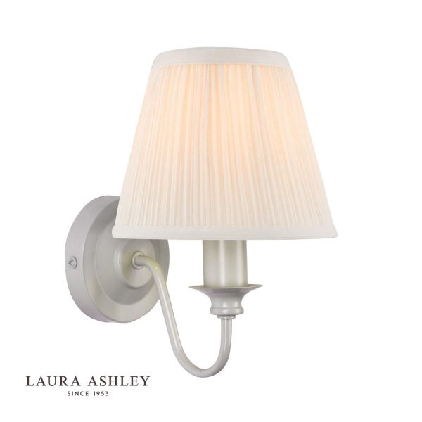 Laura Ashley - Ellis Wall Light Grey with Shade