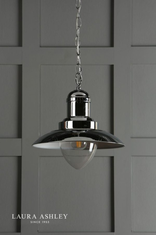 Laura Ashley Corbridge Pendant Polished Chrome - Image 4