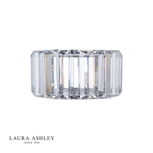 Laura Ashley - Fernhurst Wall Light Polished Chrome Glass - Image 2