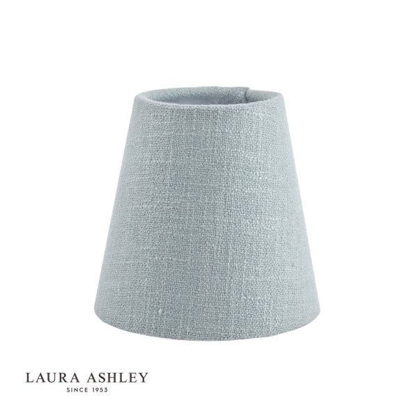 Laura Ashley Bacall Linen Empire Drum Shade Duck Egg Blue 12.5cm/5 inch - Image 2