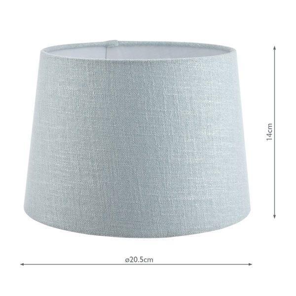 Laura Ashley Bacall Linen Empire Drum Shade Duck Egg Blue 20cm/8 inch - Image 5