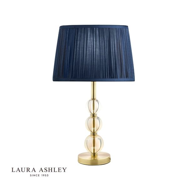 Laura Ashley Selby Large Table Lamp Antique Brass & Glass Ball Base Only - Image 2