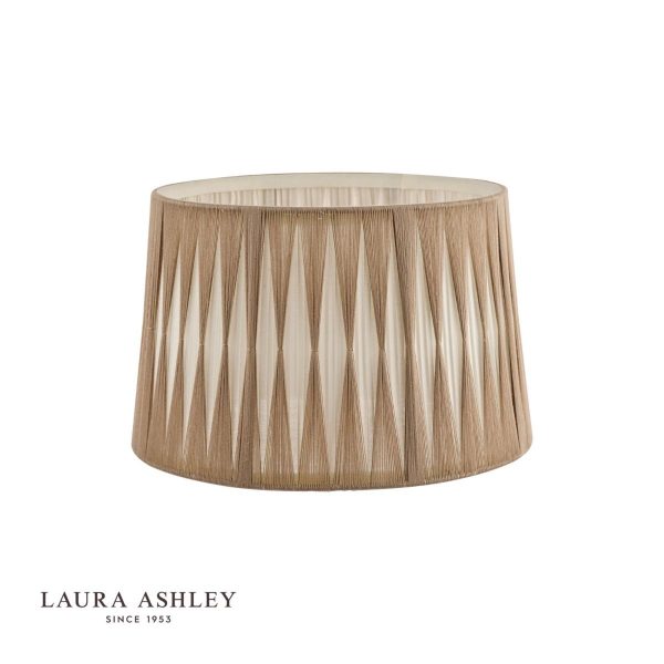 Laura Ashley - 12 Inch Pleated Natural Empire Shade - Image 2