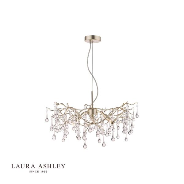 Laura Ashley Willow 3 Light Pendant Ceiling Light