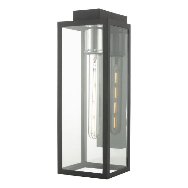 Naxos Wall Light Black IP43