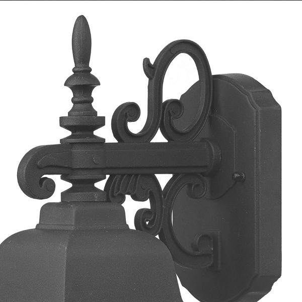 Norfolk Wall Bracket Downlight Black - Image 2