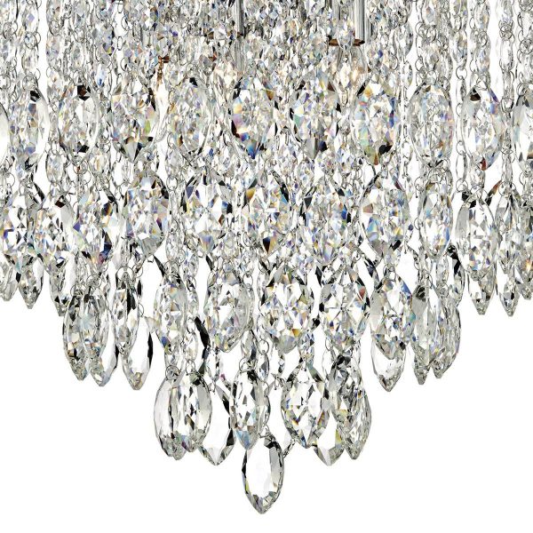 Pescara 5 Light Round Pendant Decorative Crystal - Image 4