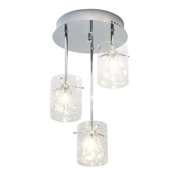 Somerset 3 Light Semi Flush