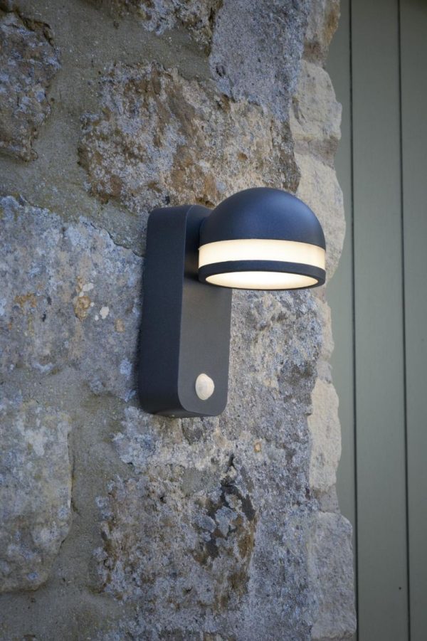 Tien Outdoor Wall Light Adjustable Head Anthracite Sensor IP65 LED - Image 4