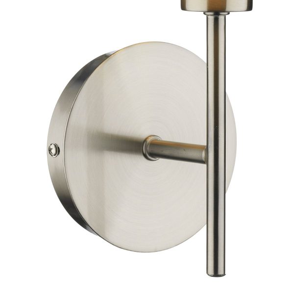 Tuscan Single Wall Bracket Base Only Satin Chrome - Image 2